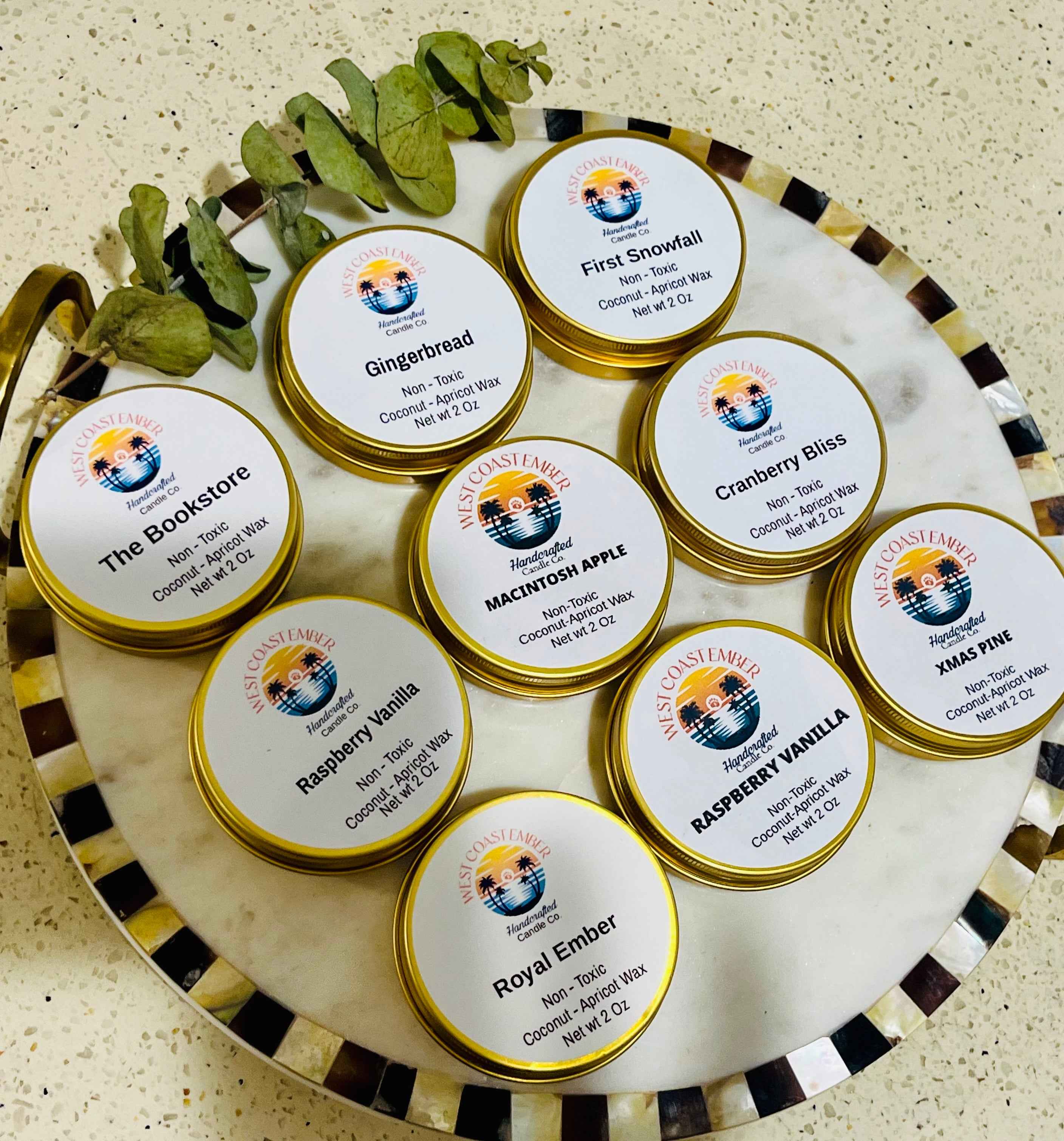 2 Oz Double Wick Scented Tins