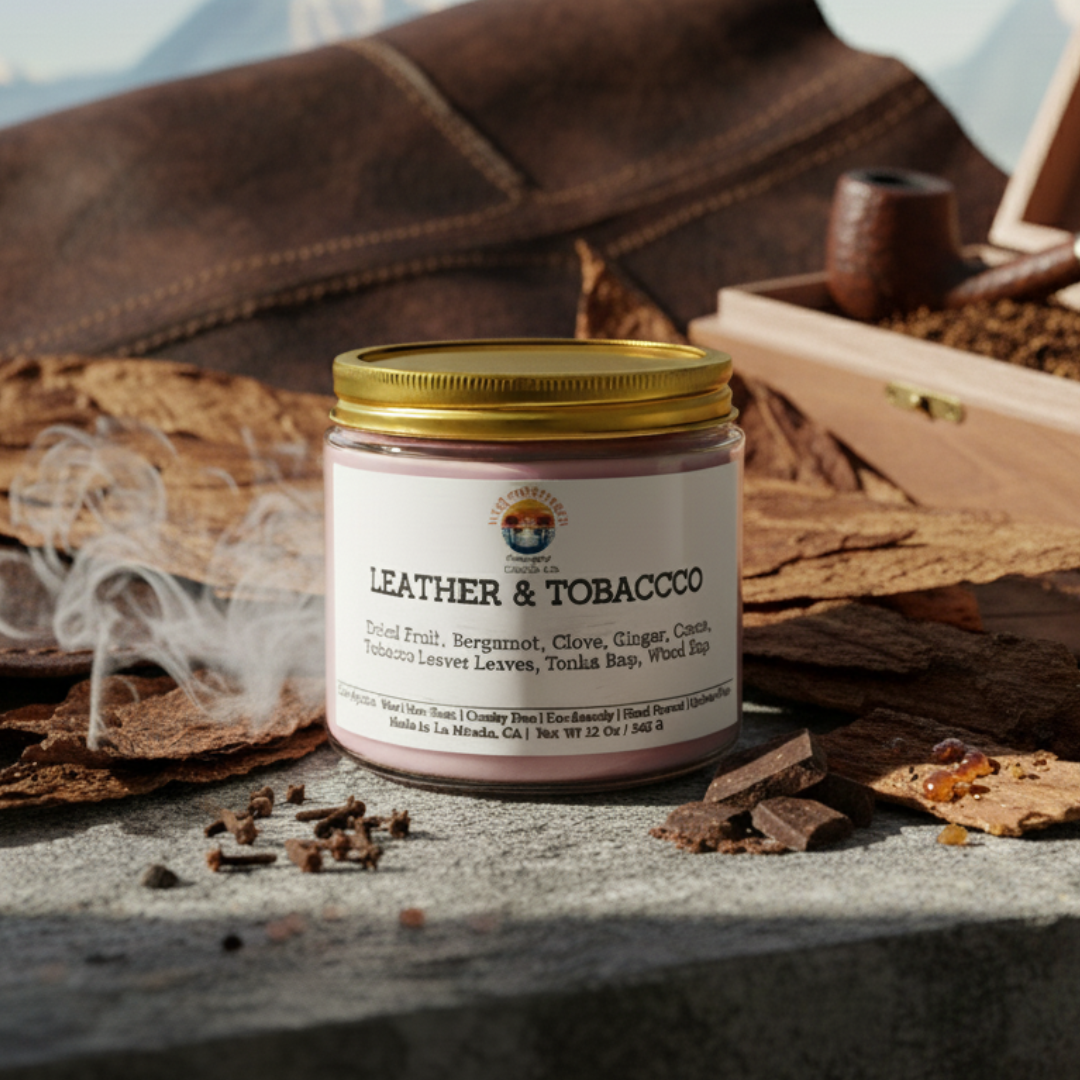 Leather + Tobacco - West Coast Ember Candles